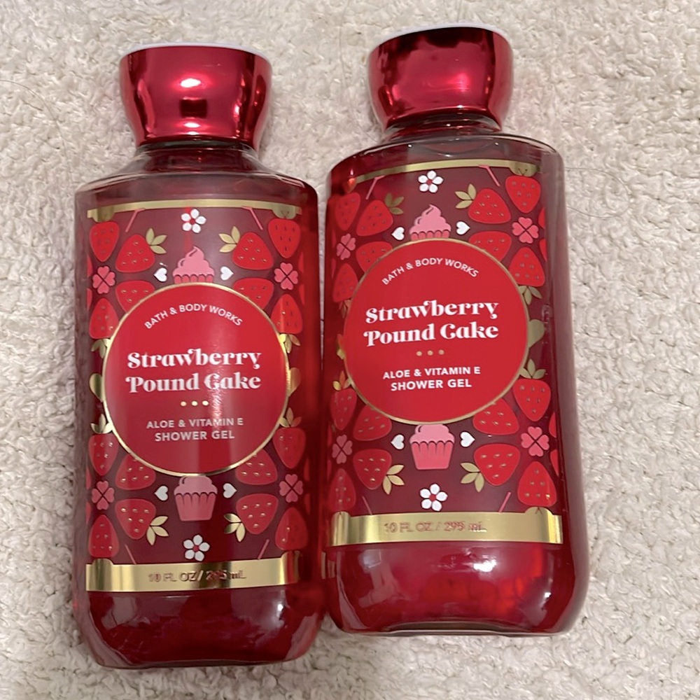 NEW- Bath & Body Works - Strawberry Pound Cake